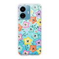 Star Floral Transparent Silicon Case For iQOO Z6 Lite 5G