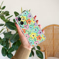 Star Floral Transparent Silicon Case For iQOO Z9 Lite 5G