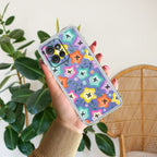 Star Floral Anti Yellow Case For Motorola Edge 50