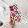 Star Floral Anti Yellow Case For Motorola G85 5G