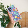 Star Floral Anti Yellow Case For Motorola Edge 50 Pro
