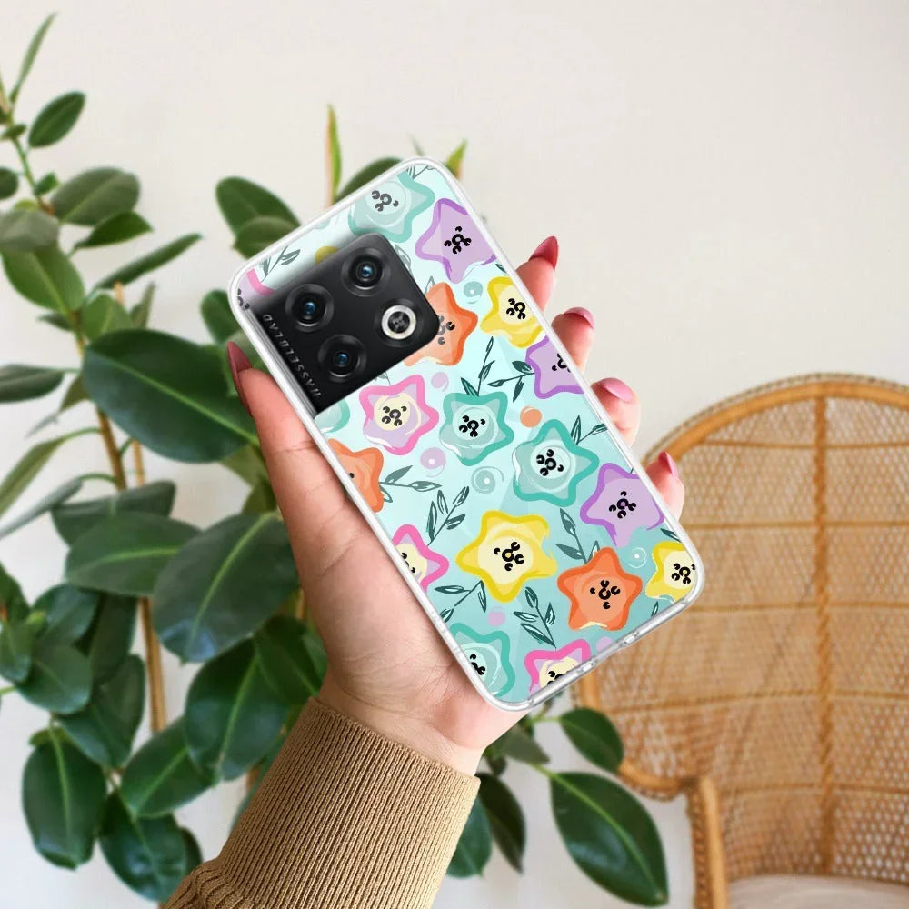 Star Floral Anti Yellow Case For OnePlus 10 Pro 5G