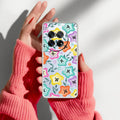 Star Floral Transparent Silicon Case For OnePlus 12 5G