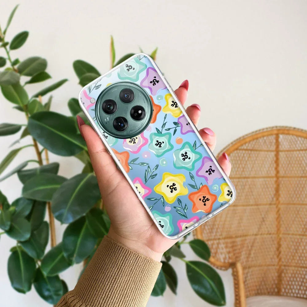 Star Floral Transparent Silicon Case For OnePlus - ShopOnCliQ