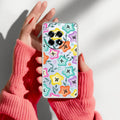 Star Floral Transparent Silicon Case For OnePlus 12R 5G