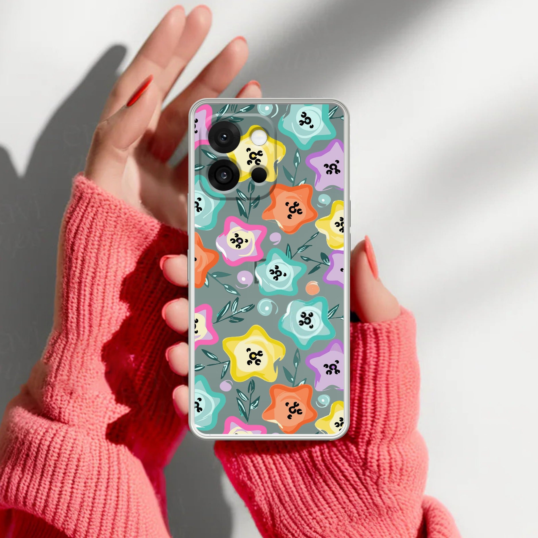 Star Floral Anti Yellow Case For OnePlus 13s 5G