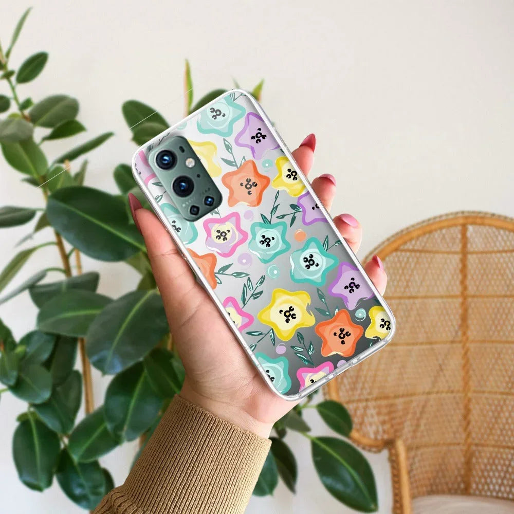 Star Floral Transparent Silicon Case For OnePlus - ShopOnCliQ