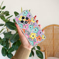 Star Floral Transparent Silicon Case For Oppo F27 Pro Plus 5G