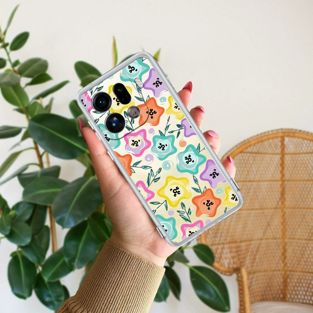 Star Floral Anti Yellow Case For Oppo Find X9 Pro 5G