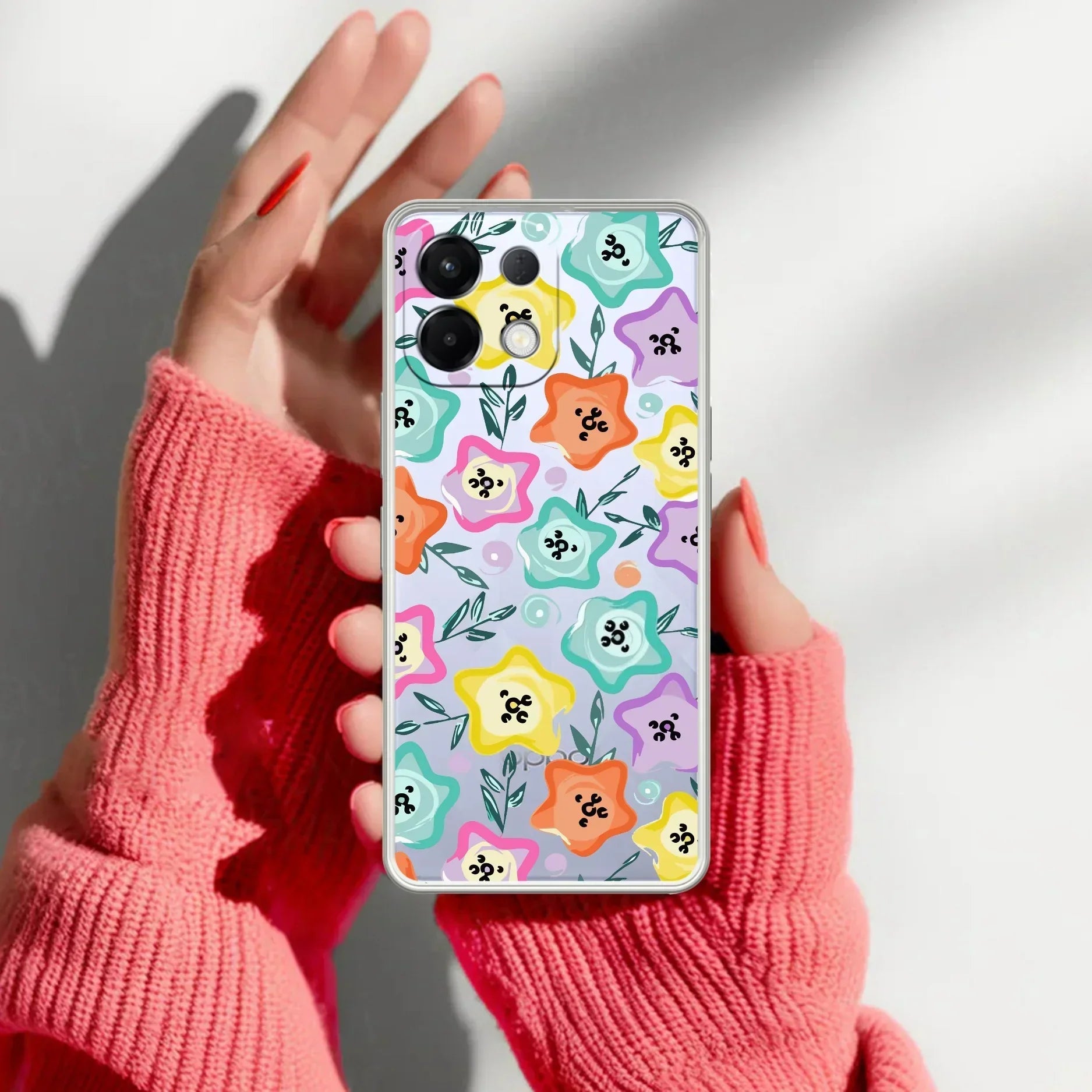 Star Floral Anti Yellow Case For Oppo K13 5G