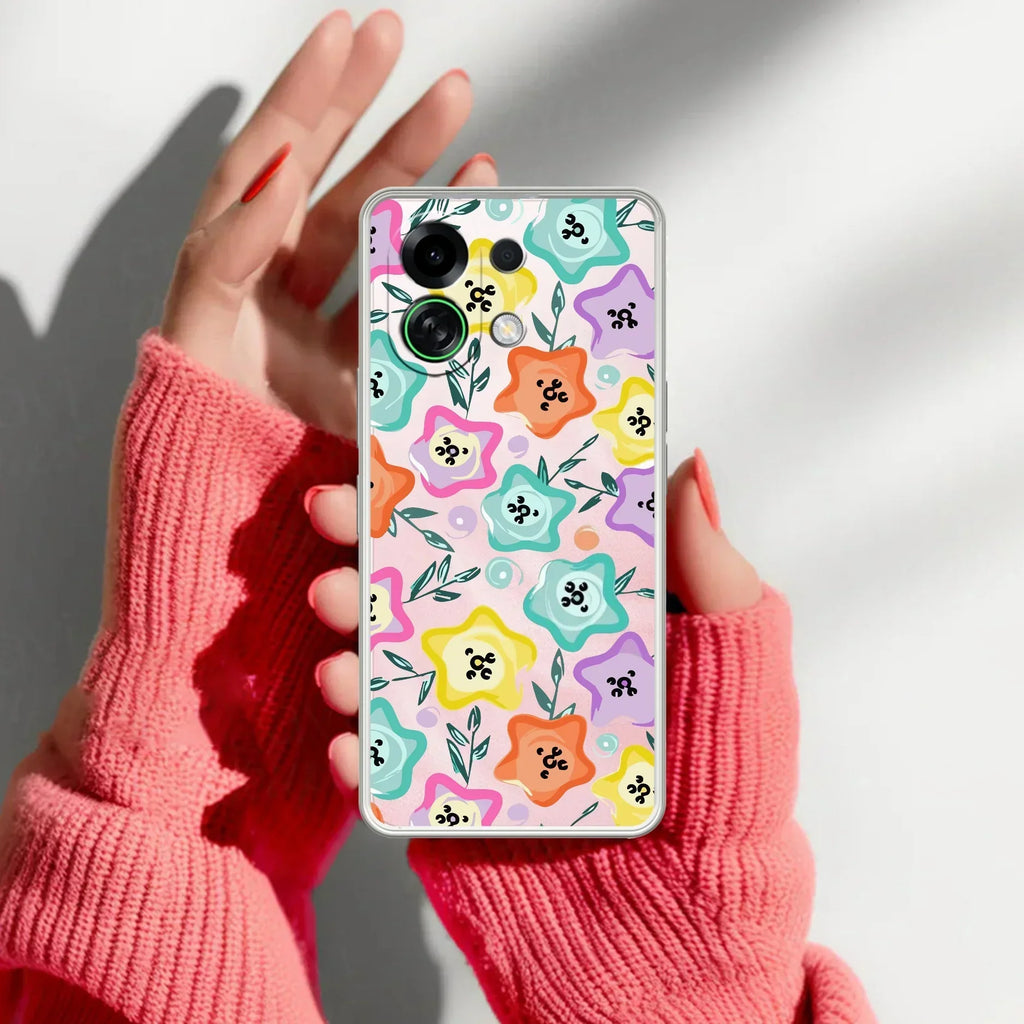 Star Floral Anti Yellow Case For OPPO K13 Turbo Pro 5G