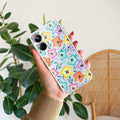 Star Floral Transparent Silicon Case For Realme 10 Pro 5G