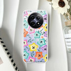 Star Floral Transparent Silicon Case For Realme 8 4G / Realme 8 Pro