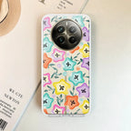 Star Floral Transparent Silicon Case For Realme 13 Plus 5G