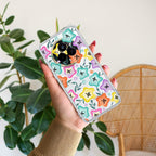 Star Floral Transparent Silicon Case For Realme 14 Pro 5G