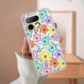 Star Floral Transparent Silicon Case For Realme C63 5G