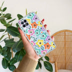 Star Floral Transparent Silicon Case For Realme 8 5G / Realme 8s 5G / Realme 9 5G / Realme Narzo 30 5G
