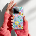 Star Floral Transparent Silicon Case For Realme GT 7T 5G
