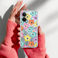 Star Floral Transparent Silicon Case For Realme P3 5G