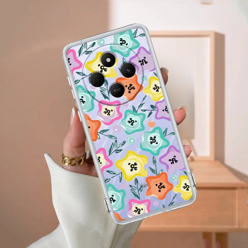 Star Floral Transparent Silicon Case For Poco - ShopOnCliQ
