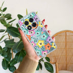 Star Floral Transparent Silicon Case For Redmi A5 4G