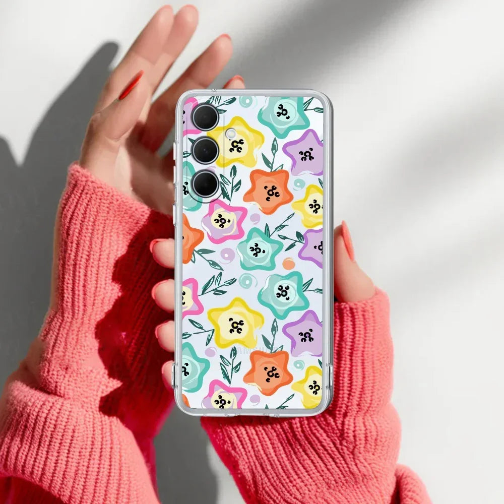 Star Floral Anti Yellow Case For Samsung Galaxy S26 Plus 5G