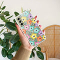 Star Floral Anti Yellow Case For Samsung Galaxy S21 FE 5G