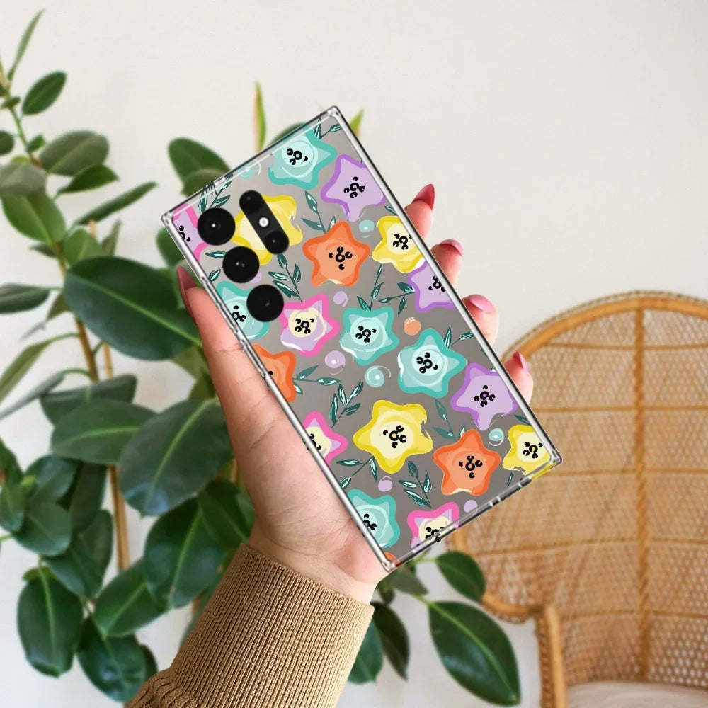 Star Floral Anti Yellow Case For Samsung Galaxy S26 Ultra 5G