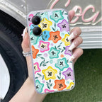 Star Floral Anti Yellow Case For Vivo T2x 5G