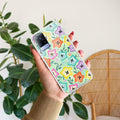 Star Floral Transparent Silicon Case For Vivo V21 5G