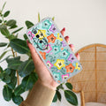 Star Floral Transparent Silicon Case For Vivo V40 5G