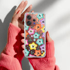 Star Floral Transparent Silicon Case For Vivo V23 Pro 5G