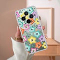 Star Floral Transparent Silicon Case For Vivo Y12G /Vivo Y12S