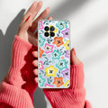 Star Floral Transparent Silicon Case For Vivo X90 5G