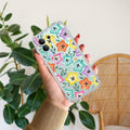 Star Floral Transparent Silicon Case For Vivo X100 5G