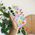 Star Floral Transparent Silicon Case For Vivo Y400 5G