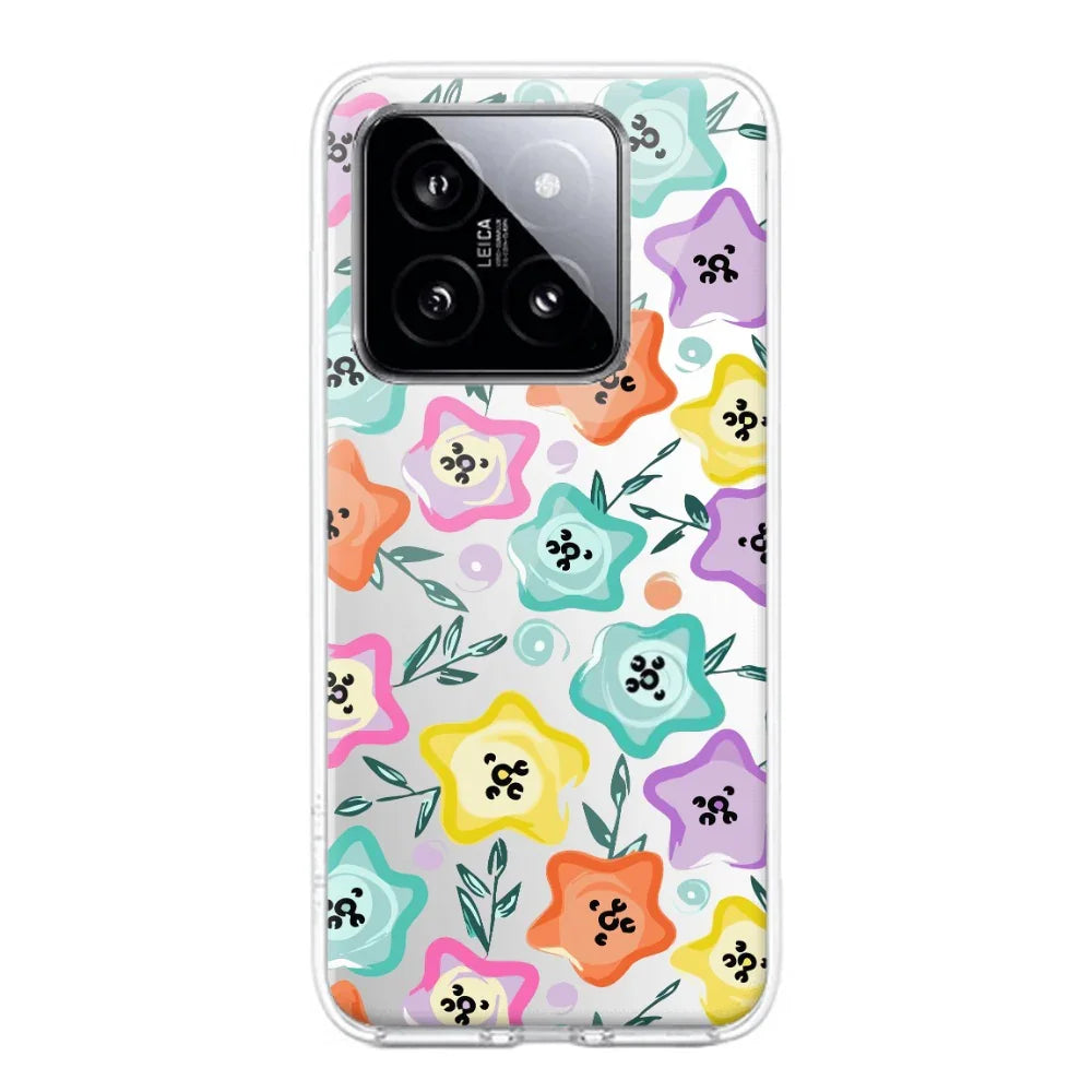 Star Floral Transparent Silicon Case For Redmi/Xiaomi - ShopOnCliQ