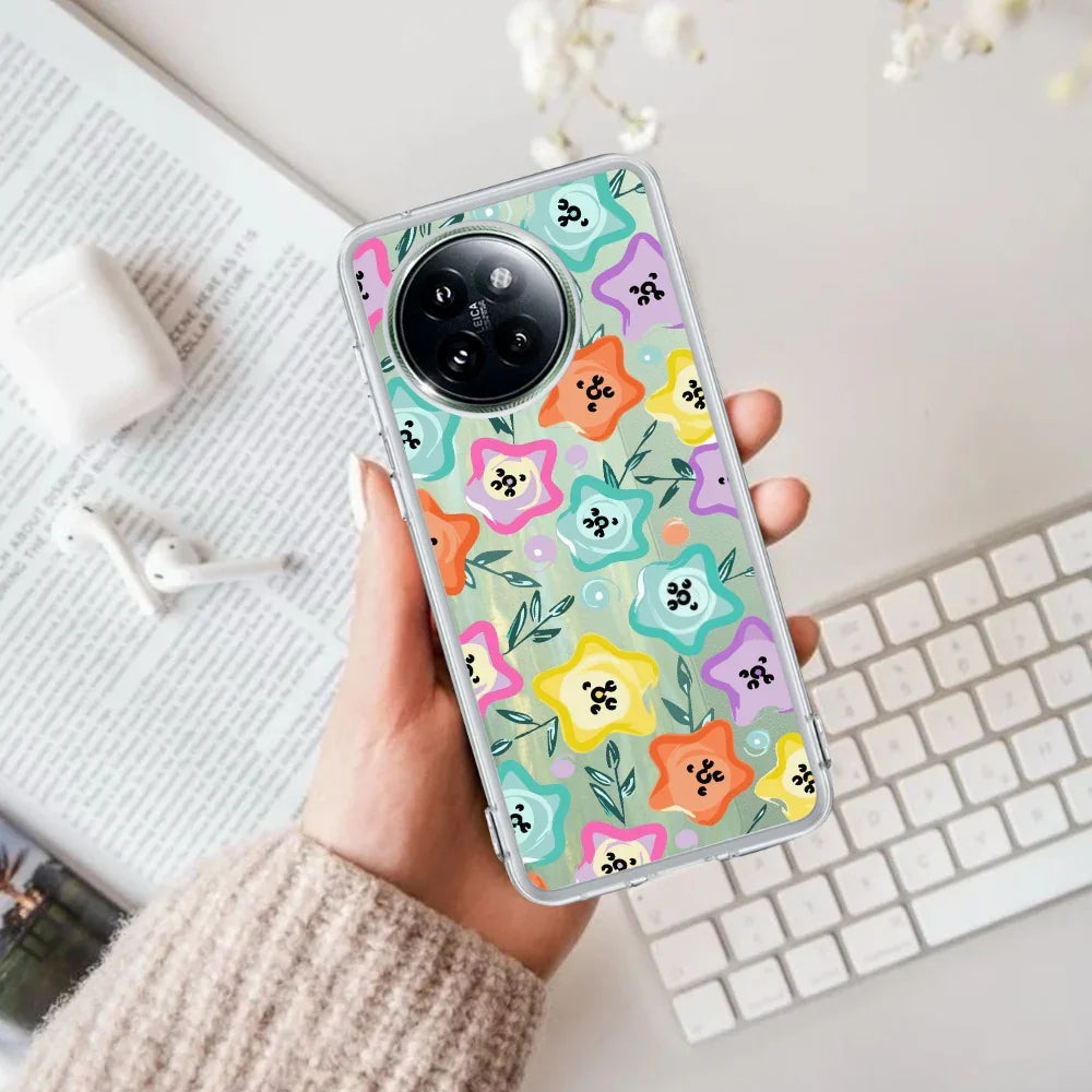Star Floral Transparent Silicon Case For Redmi/Xiaomi - ShopOnCliQ