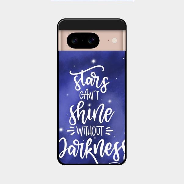 Star Glossy Metal Case Cover For Google Pixel 8 5G