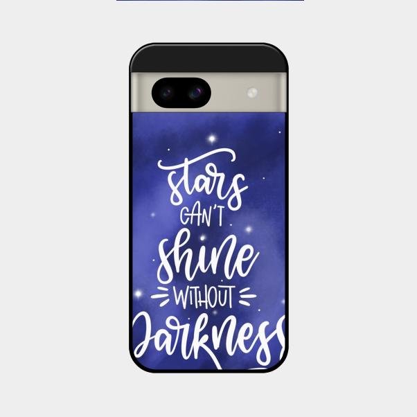 Star Glossy Metal Case Cover For Google Pixel 8A 5G