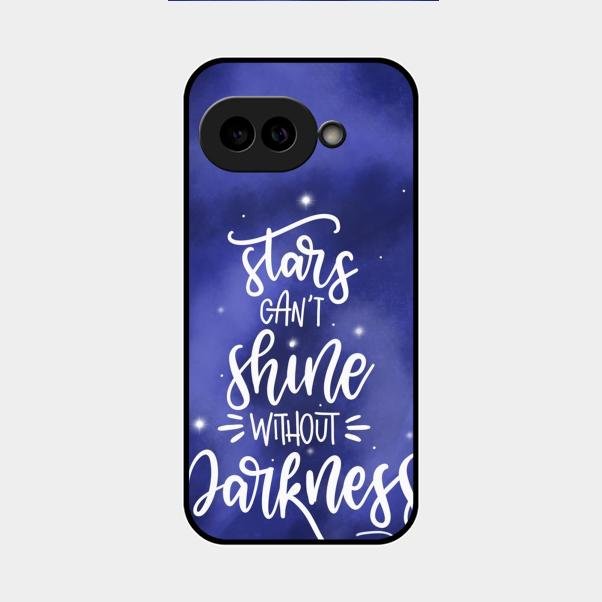 Star Glossy Metal Case Cover For Google Pixel 9A 5G