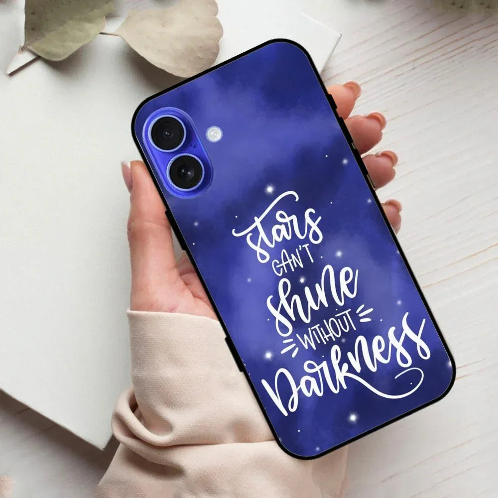 Star Glossy Metal Case Cover For iPhone - ShopOnCliQ