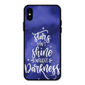 Star Glossy Metal Case Cover For iPhone XS