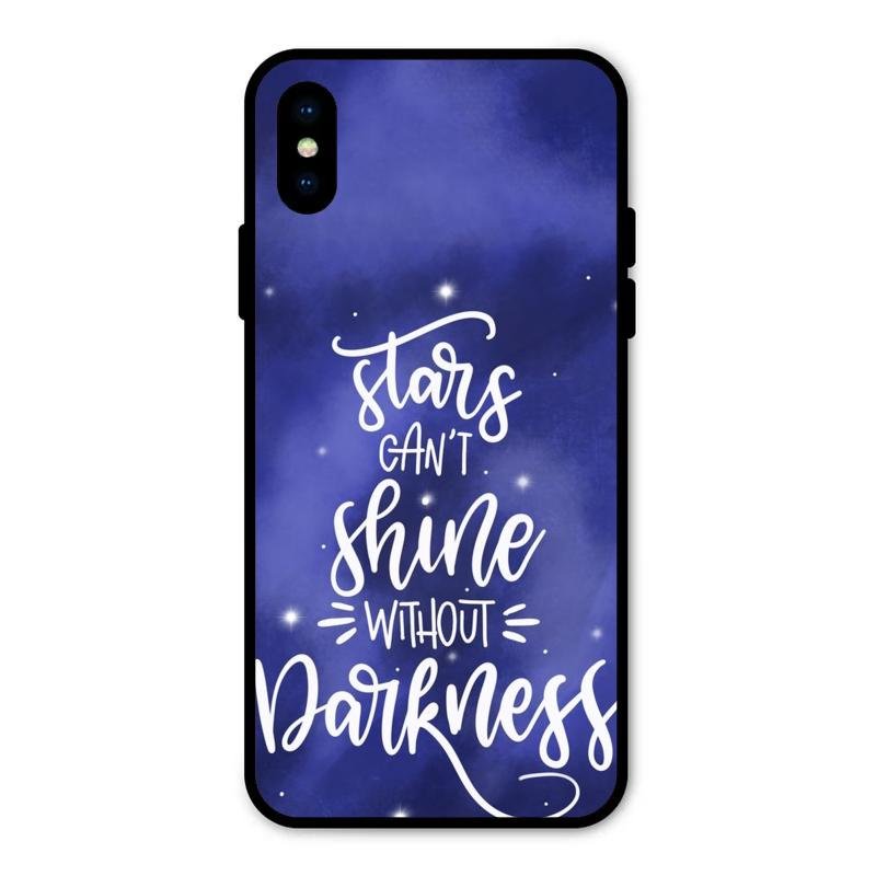 Star Glossy Metal Case Cover For iPhone XS