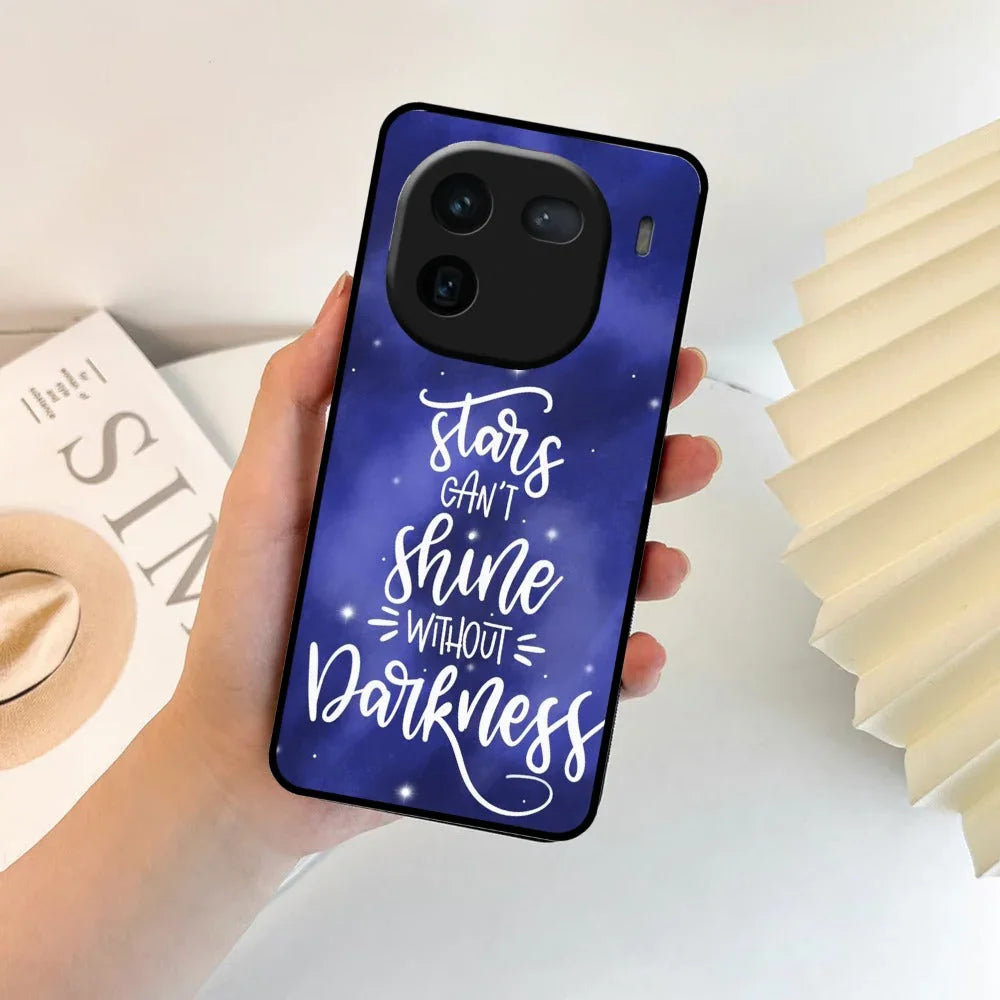 Star Glossy Metal Case Cover For iQOO - ShopOnCliQ