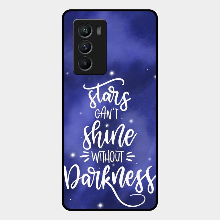 Star Glossy Metal Case Cover For Iqoo 9 Se 5G