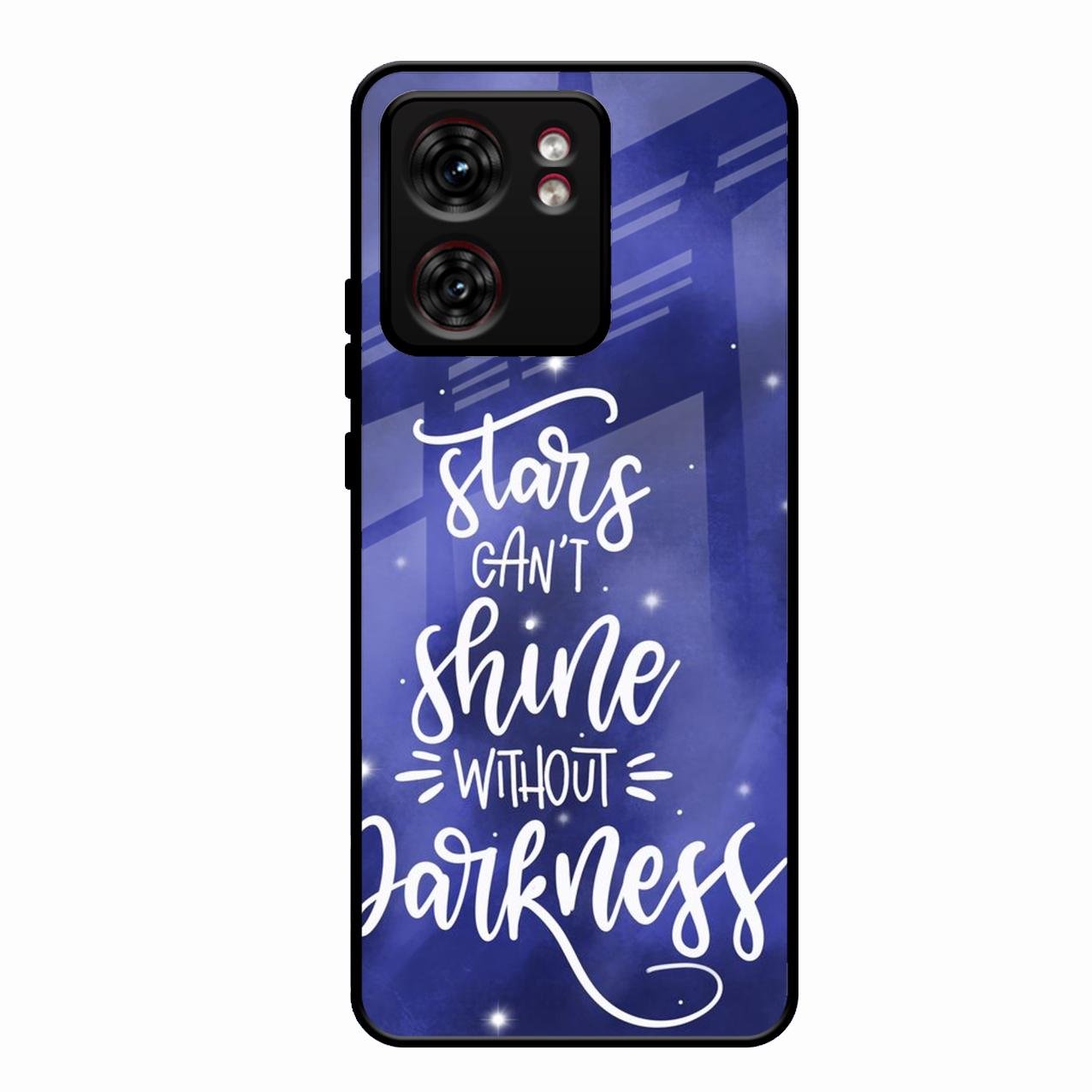 Star Glossy Metal Case Cover For Motorola Edge 40