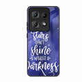 Star Glossy Metal Case Cover For Motorola Edge 50 Pro