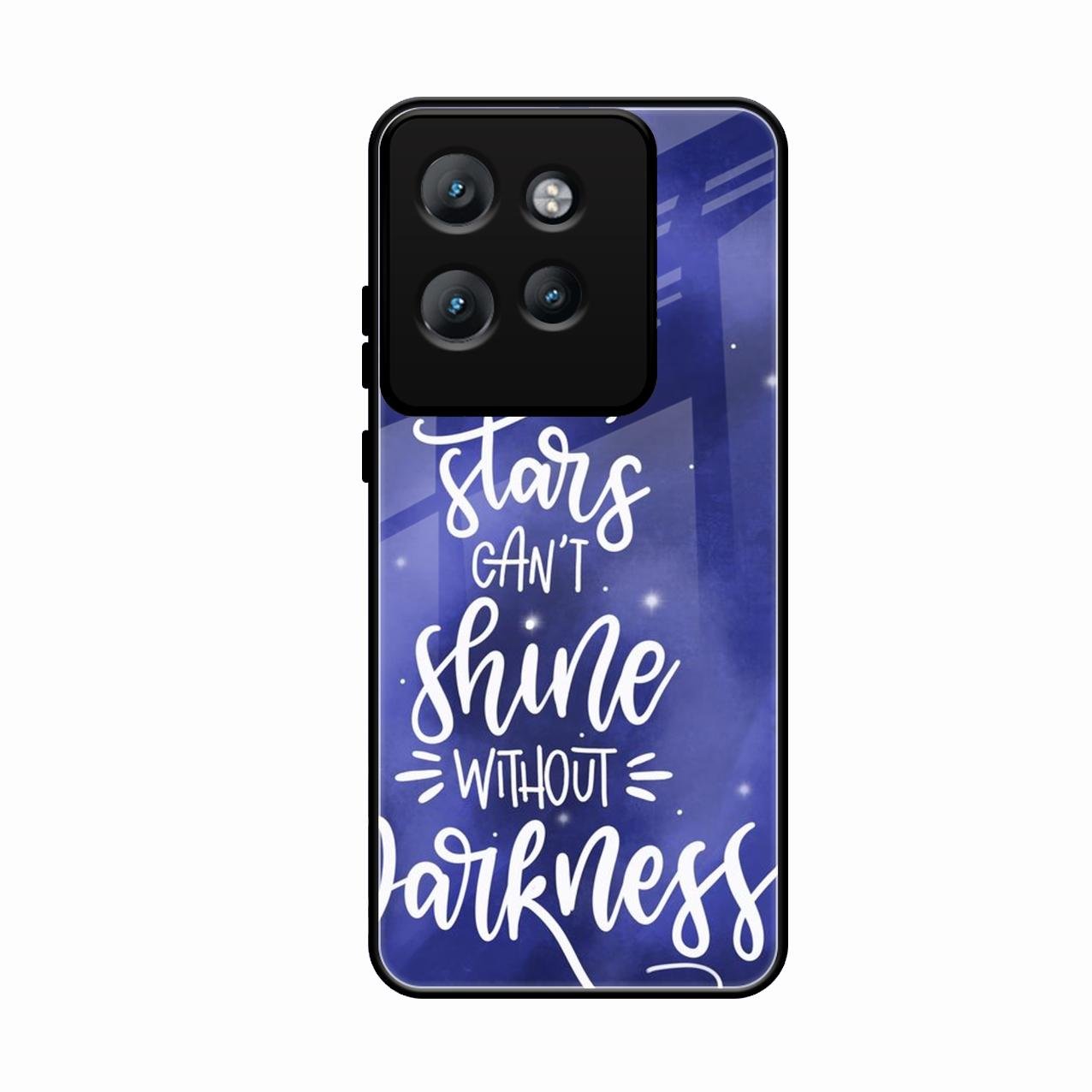 Star Glossy Metal Case Cover For Motorola Edge 50