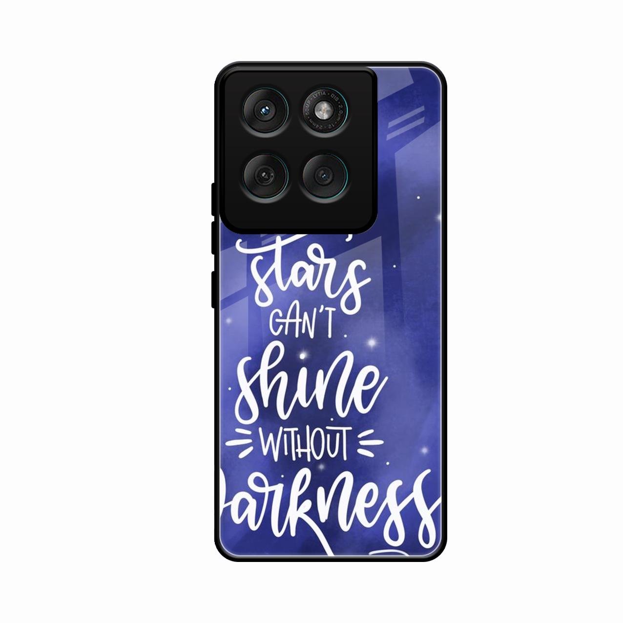 Star Glossy Metal Case Cover For Motorola Edge 60 5G